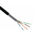 Saxxon Bobina de Cable Cat5e UTP, 305 Metros, Negro  1