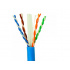 Saxxon Bobina de Cable Cat6 UTP, 100 Metros, Azul  1