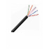 Saxxon Bobina de Cable Cat6 UTP, 305 Metros, Negro  1