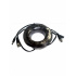 Saxxon Cable Coaxial BNC/DC Power Macho - BNC/DC Power Hembra, 10 Metros, Negro  1