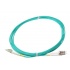 SBE Tech Cable Fibra Óptica Multimodo OM4 LC Macho - LC Macho, 3 Metros, Aqua