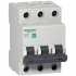 Schneider Electric Interruptor Termomagnético 3 Polos EZ9F56320, 220V, 20A, Entrada 230V
