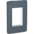 Schneider Electric Placa para Pared S733603765, 3 Puertos, Gris  1