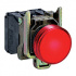 Schneider Electric Luz Piloto con LED Integral XB4BVB4, 24V, Rojo