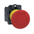 Schneider Electric Botón Pulsador XB5AS8442, Rojo/Amarillo