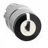 Schneider Electric Cabezal para Selector de Llave ZB4BG0, 3 Posiciones, Negro