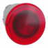 Schneider Electric Cabeza de Pulsador Iluminado ZB4BW643, 22mm, Rojo