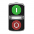 Schneider Electric Botón Pulsador ZB4BW7A3741, Verde/Rojo - Imagen adicional 3