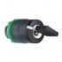 Schneider Electric Cabeza de Selector con Llave ZB5AG4, 2 Posiciones, 22 mm, Negro