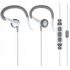 Scosche Audífonos Intrauriculares con Micrófono SportClips II, Alámbrico, 1.1 Metros, 3.5mm, Blanco/Gris