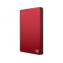 Disco Duro Externo Seagate Backup Plus Slim Portátil 3.5'', 2TB, USB 3.0, Rojo - para Mac/PC
