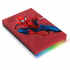Disco Duro Externo Seagate Spider-Man FireCuda 2.5”, 2TB, USB 3.2, Azul/Rojo - para Mac/PC  3