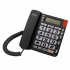Select Sound Teléfono Alámbrico 8216B, DECT, Negro