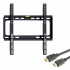 Select Sound Soporte de Pared Fijo SOP-03 para Pantalla 24" - 55", hasta 50Kg, Negro ― Incluye Cable HDMI  1