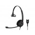 Sennheiser Monoaural SC 230, Alámbrico, 1 Metro, Negro  1