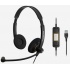 Sennheiser Audífonos SC 60 USB ML, Alámbrico, 2.1 Metros, USB, Negro  1