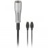 Sennheiser Cable CH 650 S 4pole XLR Macho -  2 Mini Plugs Macho, 3 Metros, Negro/Plata, para HD 600/HD 650  1