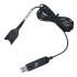 Sennheiser Cable Telefónico USB-ED 01, USB - EasyDisconnect, 2.2m, Negro  1