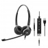 Sennheiser Audífonos SC 665 USB, Alámbrico, USB/3.5mm, Negro/Gris  1