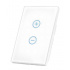 SFire Interruptor de Luz Inteligente Touch Z-Wave Plus MHDT511, 2 Botones, WiFi, Blanco  1