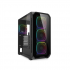 Gabinete Sharkoon C-AK5G, Midi-Tower, ATX/Micro-ATX/Mini-ITX, USB 3.0, sin Fuente, 4 Ventiladores Instalados, Negro