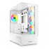 Gabinete Sharkoon AK6 RGB, Midi-Tower, ATX/Micro-ATX/Mini-ITX, USB 3.0, sin Fuente, 4 Ventiladores Instalados, Blanco  1