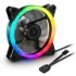 Ventilador Sharkoon Shark Blades RGB, 120mm, 1200RPM, Negro  2