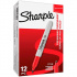 Sharpie Marcador Permanente Punto Fino, Rojo, 12 Piezas  1