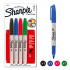 Sharpie Marcador Permanente Punto Fino, Varios Colores, 4 Piezas  1