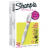 Sharpie Marcador Permanente Paint, Punto Fino, Blanco, 6 Piezas