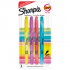 Sharpie Marca Textos Pocket, Amarillo/Verde/Rosa/Naranja, 4 Piezas  1