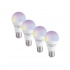 Shelly Foco LED Inteligente SHELLYDUORGBWK4, WiFi, RGB, Base E27, 9W, 800 Lúmenes, Blanco, 4 Piezas  1