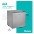 Shtark Frigobar CUORY SHTF46LP, 1.6 Pies Cúbicos, Plata  5