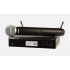 Shure Micrófono con Sistema para Voz BLX24R/B58, Inalámbrico, Negro  1