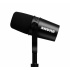 Shure Micrófono para Podcast MV7, Alámbrico, XLR/USB, Negro ― Incluye Tripie Manfrotto  5