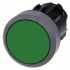 Siemens Botón Pulsador 3SU10300AB400AA0, Verde