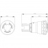 Siemens Botón Pulsador para Interruptor 3SU10511HB200AA0, Rojo - Imagen adicional 3