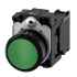 Siemens Botón Pulsador 3SU11000AB401BA0, Negro