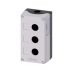 Siemens Caja Botonera de Mando 3SU18030AA000AB1, 22mm, Gris, 3 Perforaciones