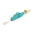 Siemon Conector de Fibra Óptica LC Simplex, Multimodo, Aqua  1