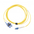 Siemon Cable Fibra Óptica Monomodo OS2 LC Hembra - SC Hembra, Núcleo 9µm, Cubierta 125µm, 10 Metros, Amarillo