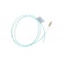 Siemon Cable Fibra Óptica Multimodo OM3 50µm/125µm LC Macho - Pigtail, 1 Metro, Turquesa  1
