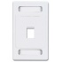 Siemon Tapa para Pared RJ-45, 1 Puerto, Blanco  1