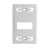 Siemon Placa de Pared MAX de 1 Puerto, RJ-45, Blanco  1