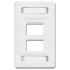 Siemon Placa de Pared MAX de 4 Puertos, Blanco  1