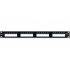 Siemon Panel de Parcheo Modular Plano MAX, 24 Puertos Vacíos, 1U, Negro