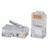 Siemon Conector RJ-45 de 8 Posiciones y 8 Contactos Cat5e, Transparente  1