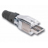 Siemon Plug de 4 Pares, para Cable S/FTP/F/FTP 22 - 23 AWG, Negro  1