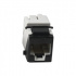 Siemon Jack de Red Modular Cat6 UTP, Tipo Keystone, RJ-45, Negro  1