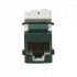 Siemon Jack de Red Modular Cat6 UTP, Tipo Keystone, RJ-45, Verde  1